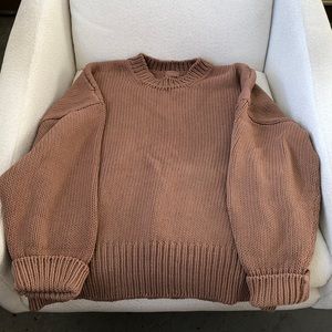 Babaa Women’s Jumper No 16 in Roasted Fig, One Size